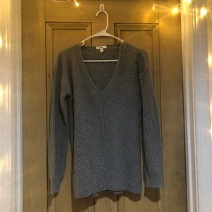 NWT Gray V-Neck Sweater
